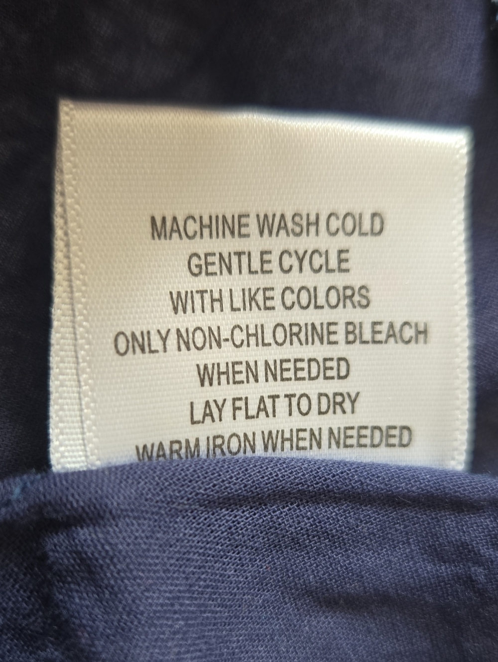 ModCloth Synchronized Swimmers Pleated Cotton Skirt Navy Medium - Picture 16 of 16